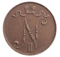 5 пенни 1913 года  Для Финляндии