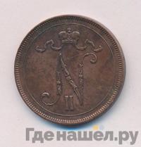 10 пенни 1896 года  Для Финляндии