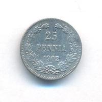 25 пенни 1902 года L Для Финляндии