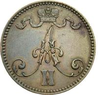 5 пенни 1866 года  Для Финляндии