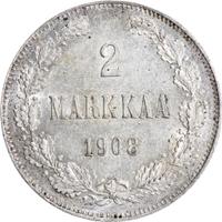2 марки 1908 года L Для Финляндии