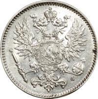 50 пенни 1911 года L Для Финляндии