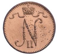 1 пенни 1900 года  Для Финляндии