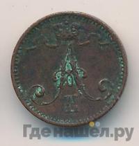 1 пенни 1873 года  Для Финляндии