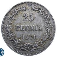 25 пенни 1901 года L Для Финляндии