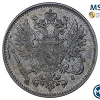 50 пенни 1907 года L Для Финляндии