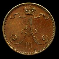 1 пенни 1891 года  Для Финляндии