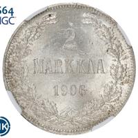 2 марки 1906 года L Для Финляндии