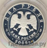 2 рубля 2009 года СПМД