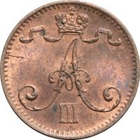 1 пенни 1883 года  Для Финляндии