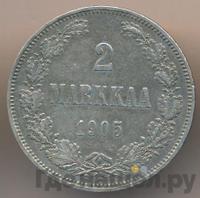 2 марки 1905 года L Для Финляндии