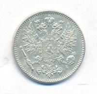 50 пенни 1907 года L Для Финляндии