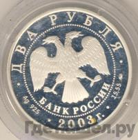 2 рубля 2003 года ММД