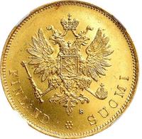 10 марок 1879 года S Для Финляндии