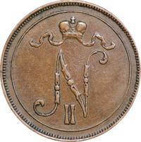 10 пенни 1911 года  Для Финляндии