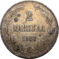 2 марки 1907 года L Для Финляндии