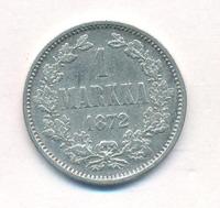 1 марка 1872 года S Для Финляндии