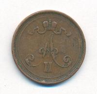 10 пенни 1876 года  Для Финляндии