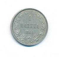 1 марка 1908 года L Для Финляндии