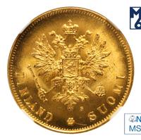 10 марок 1882 года S Для Финляндии