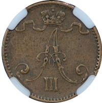 1 пенни 1882 года  Для Финляндии