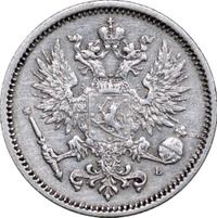 50 пенни 1890 года L Для Финляндии