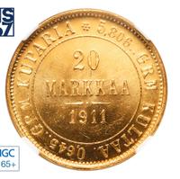 20 марок 1911 года L Для Финляндии