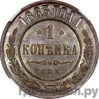 1 копейка 1883 года СПБ