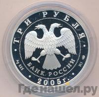 3 рубля 2005 года СПМД