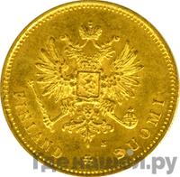 20 марок 1880 года S Для Финляндии
