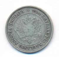 1 марка 1872 года S Для Финляндии