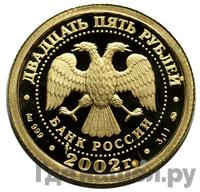 25 рублей 2002 года ММД