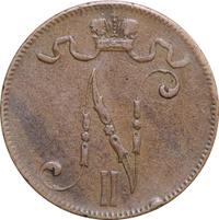 5 пенни 1901 года  Для Финляндии