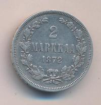 2 марки 1872 года S Для Финляндии