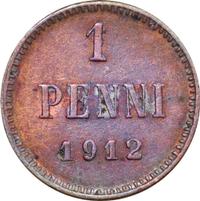 1 пенни 1912 года  Для Финляндии