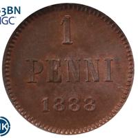 1 пенни 1888 года  Для Финляндии