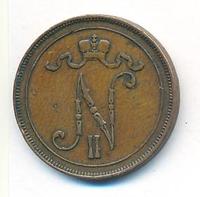 10 пенни 1905 года  Для Финляндии