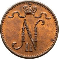 1 пенни 1914 года  Для Финляндии