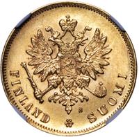 10 марок 1881 года S Для Финляндии