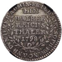 Талер 1798 года  Йеверская монета