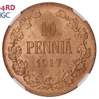 10 пенни 1917 года