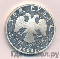 3 рубля 2003 года ММД