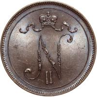 10 пенни 1896 года  Для Финляндии