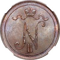 10 пенни 1905 года  Для Финляндии