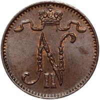 1 пенни 1909 года  Для Финляндии
