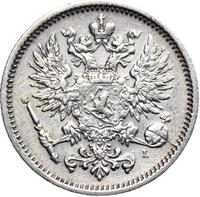 50 пенни 1890 года L Для Финляндии