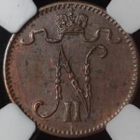 1 пенни 1916 года  Для Финляндии