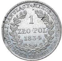 1 злотый 1834 года IP Для Польши