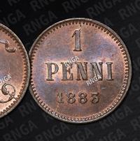 1 пенни 1883 года  Для Финляндии