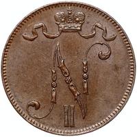 5 пенни 1916 года  Для Финляндии